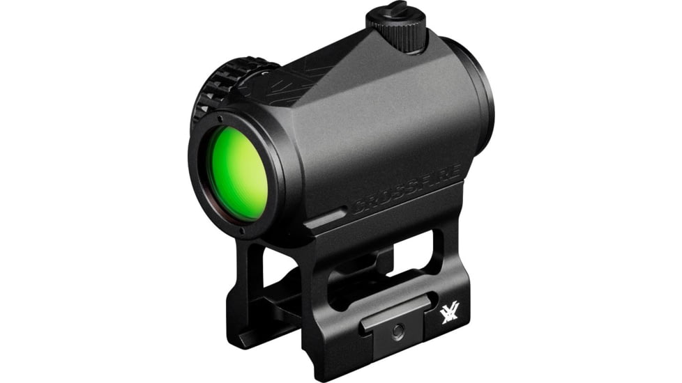 Vortex Crossfire 1x21mm Prismatic Green Dot Sight, 2 MOA, Black, 2.5&quot;, 4.59oz, CF-GD2
