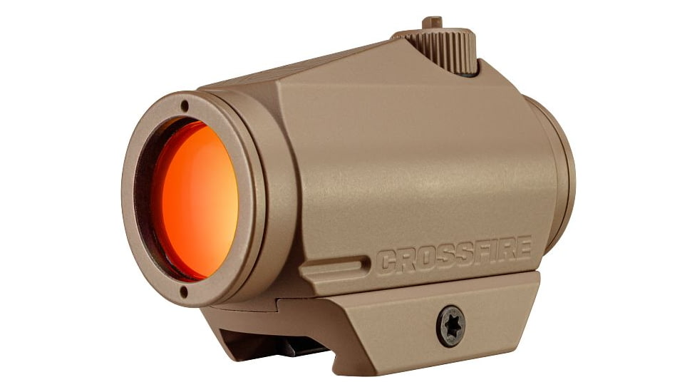 Vortex Crossfire 1x21mm Prismatic Red Dot Sight, 2 MOA, Tan, 2.5&quot;, 4.59oz, CF-RD2-T