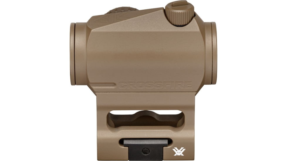 Vortex Crossfire 1x21mm Prismatic Red Dot Sight, 2 MOA, Tan, 2.5&quot;, 4.59oz, CF-RD2-T