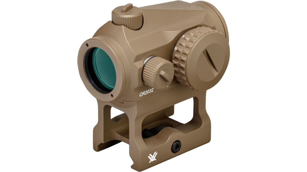 Vortex Crossfire 1x21mm Prismatic Red Dot Sight, 2 MOA, Tan, 2.5, 4.59oz, CF-RD2-T
