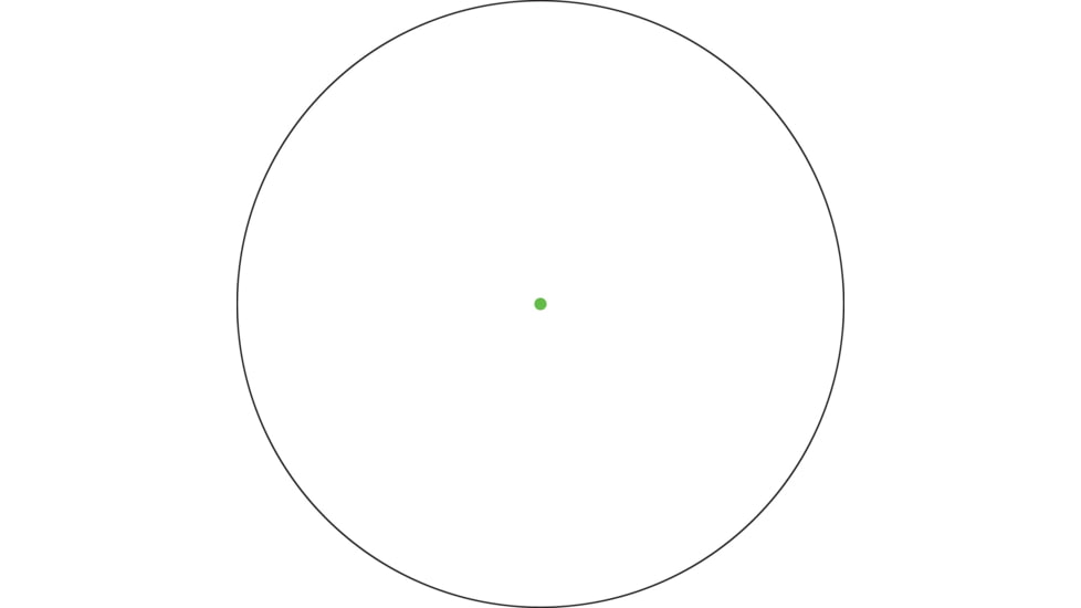 Vortex Crossfire 1x21mm Reflex Red Dot Sight, 2 MOA Green, Black, CF-GD2