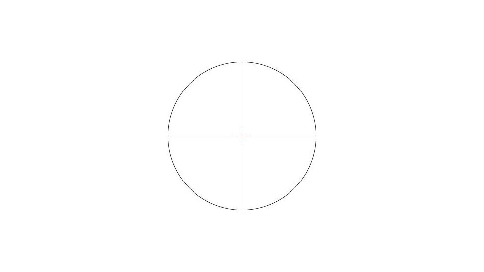 Vortex Crossfire II 3-9x40 mm Rifle Scope, 1 in Tube, Second Focal Plane, Black, Hard Anodized, Red V-Brite Reticle, MOA Adjustment, CF2-31025