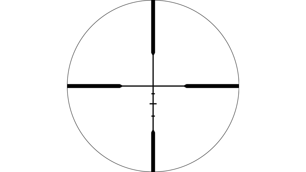 Vortex Crossfire II Straight-Wall 3-9x50 mm Rifle Scope, 1 in Tube, Second Focal Plane, Black, Anodized, Non-Illuminated Straight-Wall BDC Reticle, MOA Adjustment, CF2-31011SW