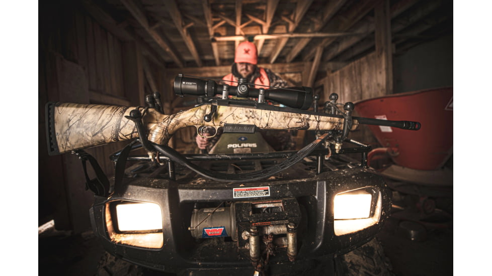 Vortex Crossfire II Straight-Wall 3-9x50 mm Rifle Scope, 1 in Tube, Second Focal Plane, Black, Anodized, Non-Illuminated Straight-Wall BDC Reticle, MOA Adjustment, CF2-31011SW