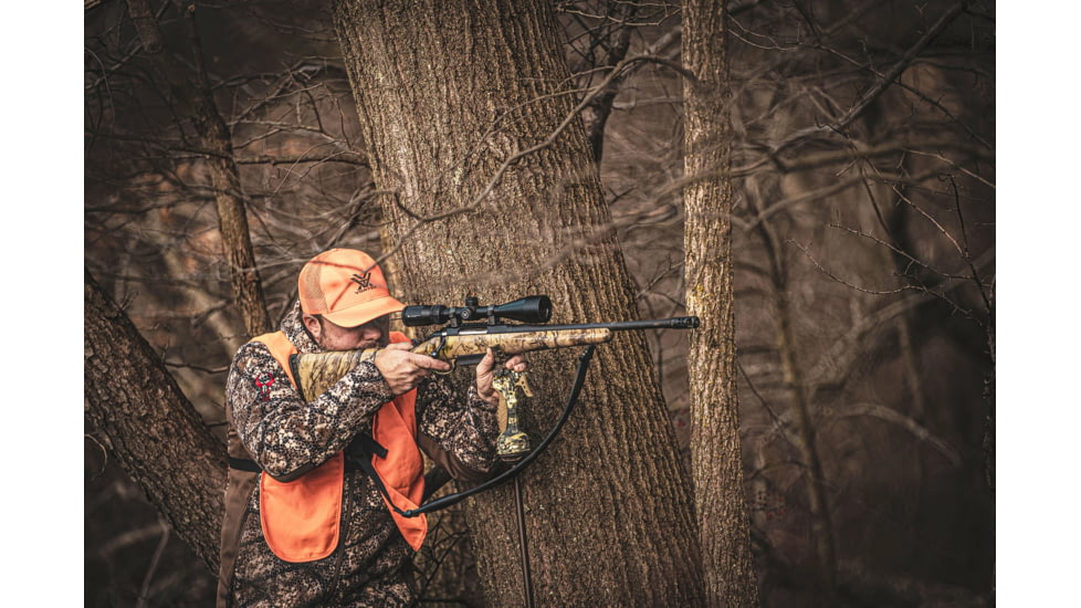 Vortex Crossfire II Straight-Wall 3-9x50 mm Rifle Scope, 1 in Tube, Second Focal Plane, Black, Anodized, Non-Illuminated Straight-Wall BDC Reticle, MOA Adjustment, CF2-31011SW