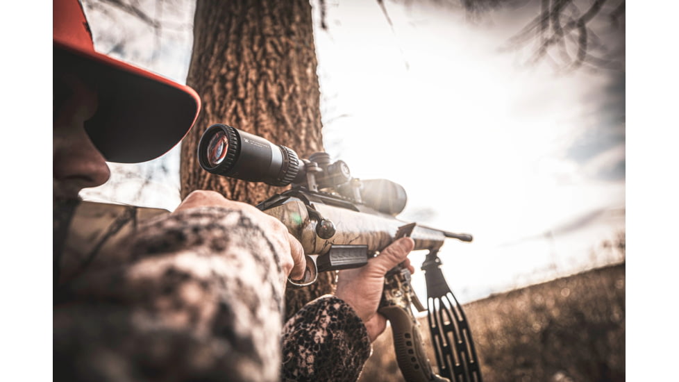 Vortex Crossfire II Straight-Wall 3-9x50 mm Rifle Scope, 1 in Tube, Second Focal Plane, Black, Anodized, Non-Illuminated Straight-Wall BDC Reticle, MOA Adjustment, CF2-31011SW