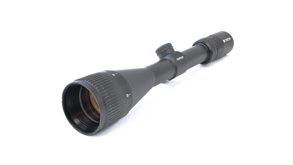 Vortex Crossfire II AO 6-24x50 mm Rifle Scope, 30 mm Tube, Second Focal Plane, Black, Hard Anodized, Non-Illuminated Dead-Hold BDC Reticle, MOA Adjustment, CF2-31045