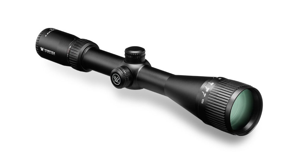 Vortex Crossfire II AO 6-24x50 mm Rifle Scope, 30 mm Tube, Second Focal Plane, Black, Hard Anodized, Non-Illuminated Dead-Hold BDC Reticle, MOA Adjustment, CF2-31045