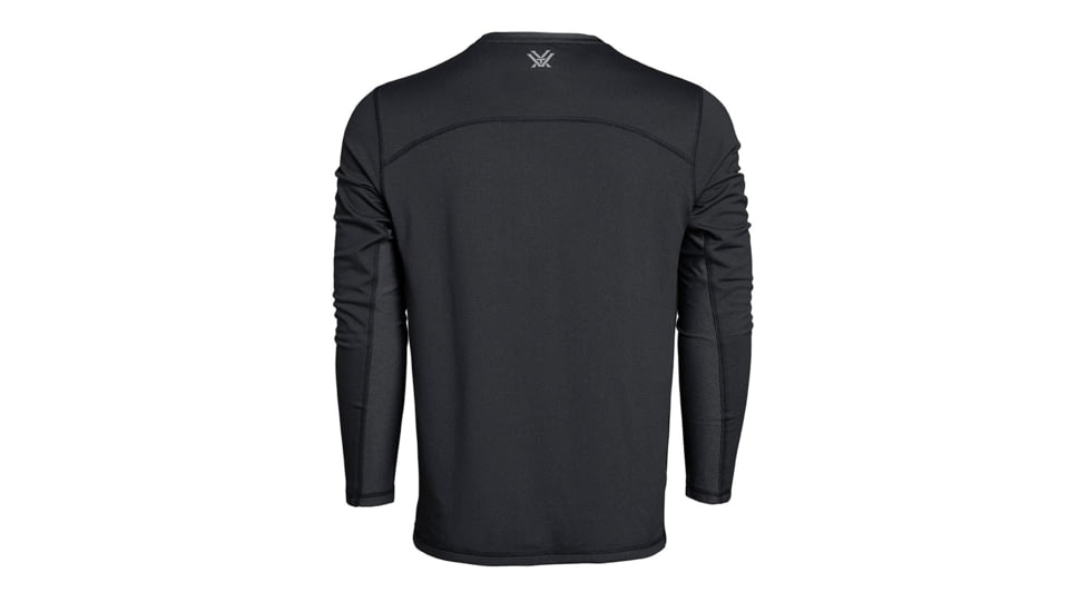 Vortex Day Rucker Performance Long Sleeve - Mens, Black Heather, Extra Large, 220-24-BLHXL