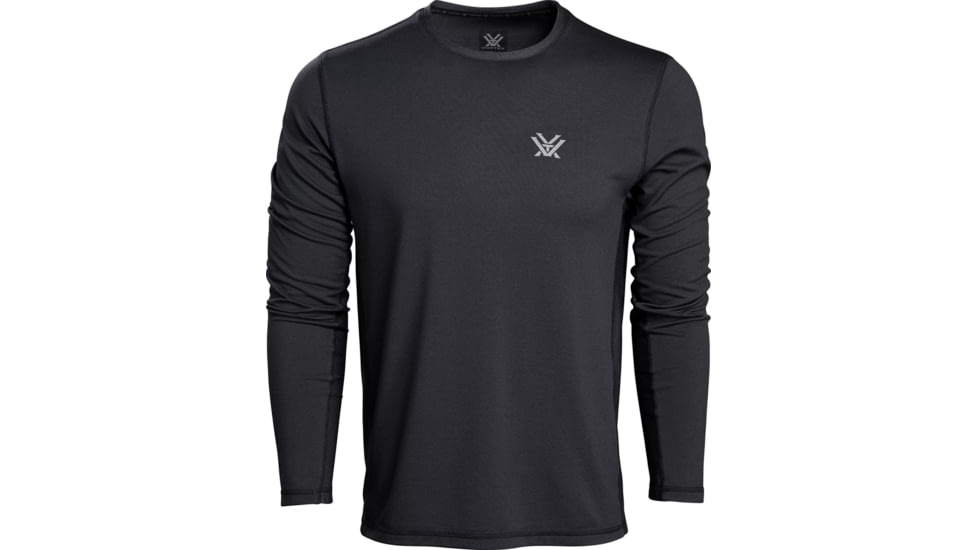 Vortex Day Rucker Performance Long Sleeve - Mens, Black Heather, Extra Large, 220-24-BLHXL