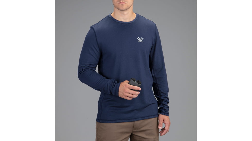 Vortex Day Rucker Performance Long Sleeve - Mens, Crown Blue, Large, 220-24-CBLL