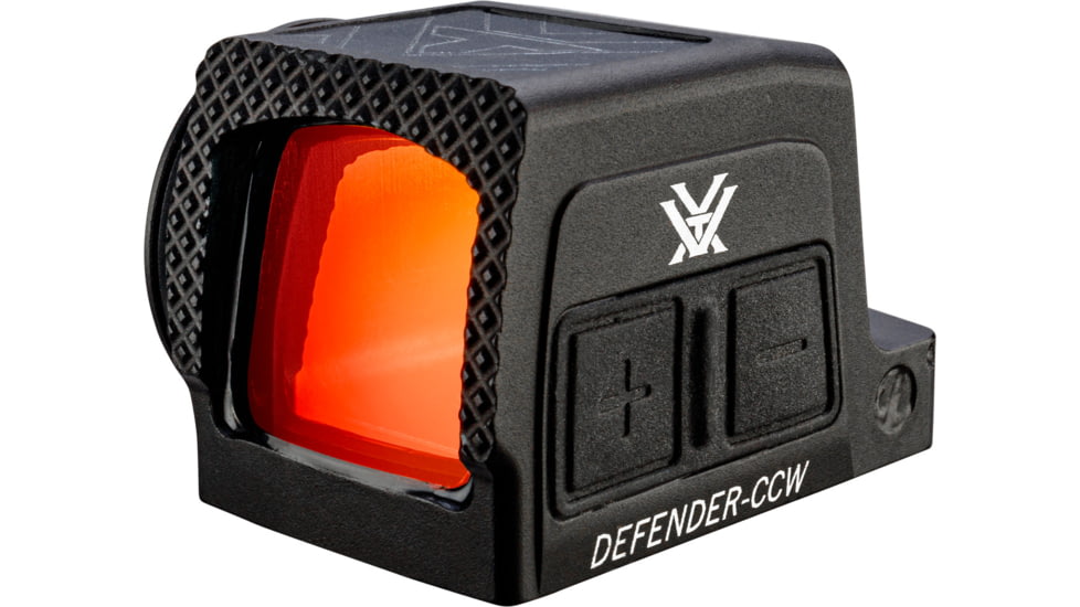 Vortex Defender-CCW Enclosed Solar Micro Prismatic Red Dot Sight, 1x20.2mm, 3 MOA Reticle, Black, DFCCW-MRD3-E