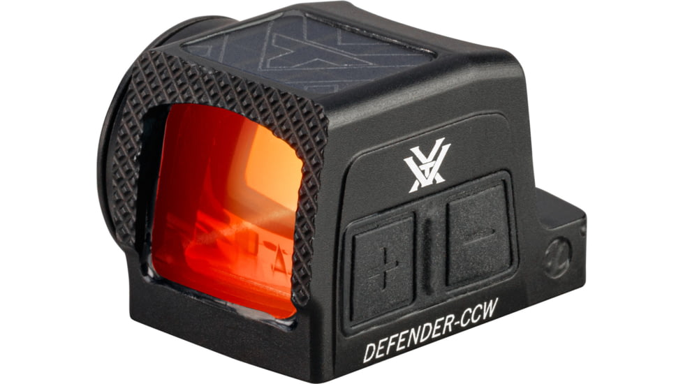 Vortex Defender-CCW Enclosed Solar Micro Prismatic Red Dot Sight, 1x20.2mm, 3 MOA Reticle, Black, DFCCW-MRD3-E
