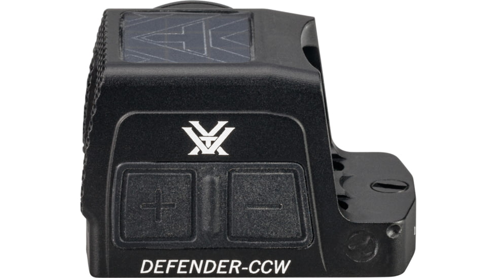 Vortex Defender-CCW Enclosed Solar Micro Prismatic Red Dot Sight, 1x20.2mm, 3 MOA Reticle, Black, DFCCW-MRD3-E