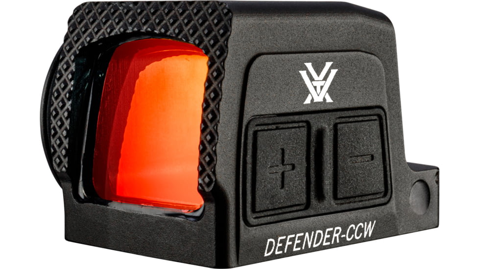 Vortex Defender-CCW Enclosed Solar Micro Prismatic Red Dot Sight, 1x20.2mm, 3 MOA Reticle, Black, DFCCW-MRD3-E