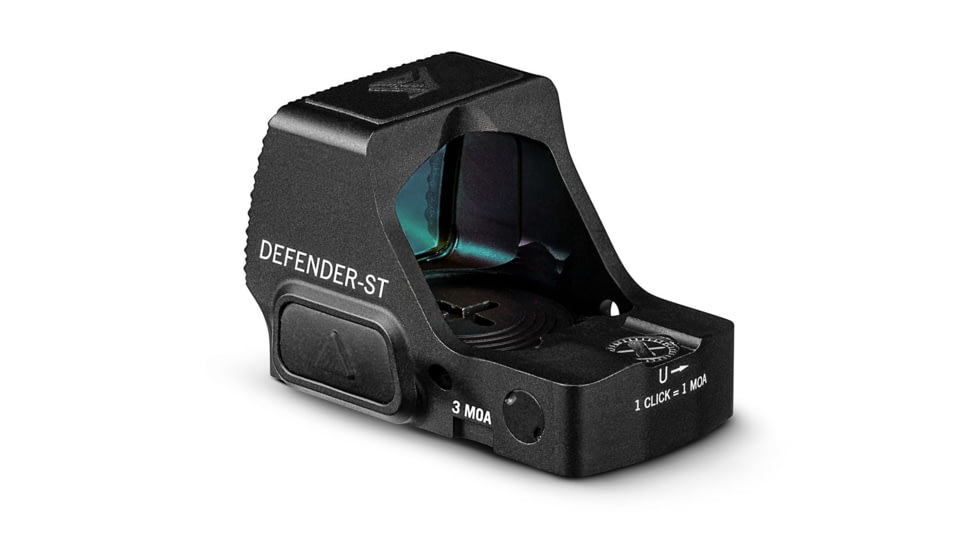 Vortex Defender-ST 1x Reflex Micro Green Dot Sight, 3 MOA, Black, DFST-MGD3