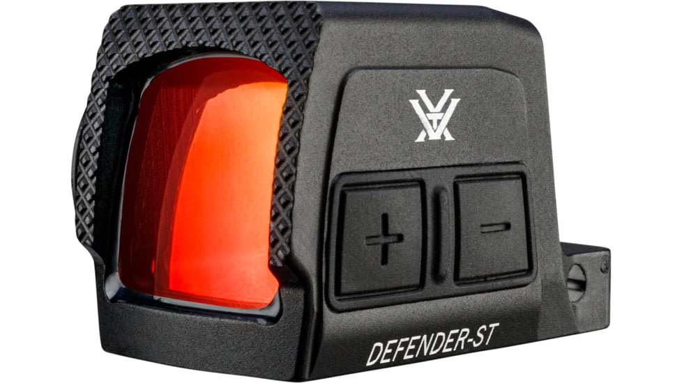 Vortex Defender-ST Enclosed Solar Micro Prismatic Red Dot Sight, 1x22.5mm, 3 MOA Reticle, Black, DFST-MRD3-E
