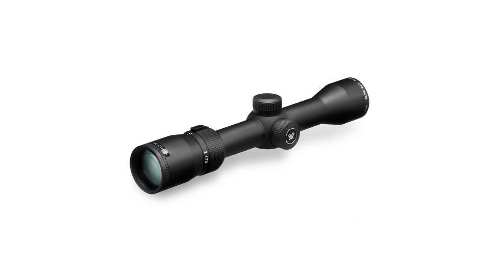 Vortex Diamondback 1.75-5x32 mm Rifle Scope, 1 in Tube, Second Focal Plane, Black, Hard Anodized, Non-Illuminated Dead-Hold BDC Reticle, MOA Adjustment, DBK-08-BDC