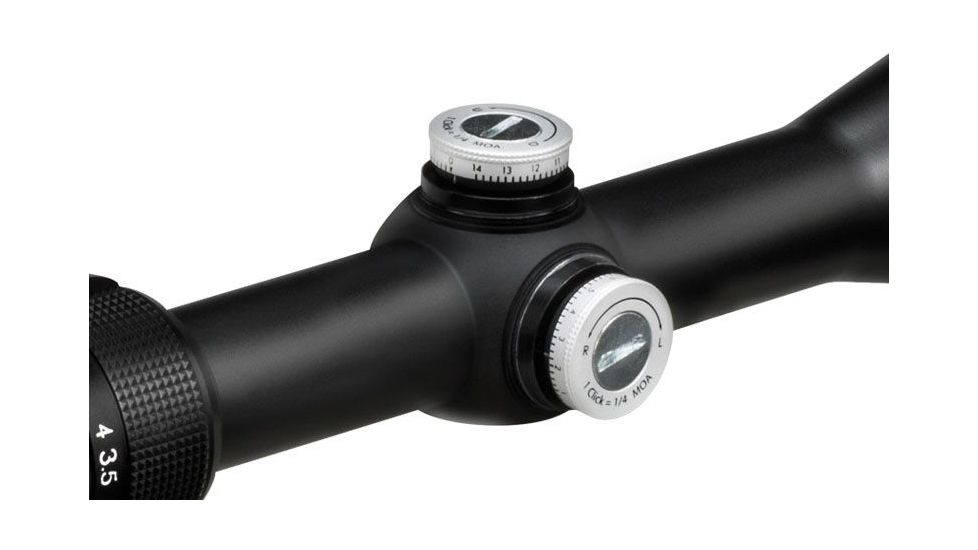 Vortex Diamondback 3.5-10x50 mm Rifle Scope, 1 in Tube, Second Focal Plane, Black, Hard Anodized, Non-Illuminated Dead-Hold BDC Reticle, MOA Adjustment, DBK-03-BDC