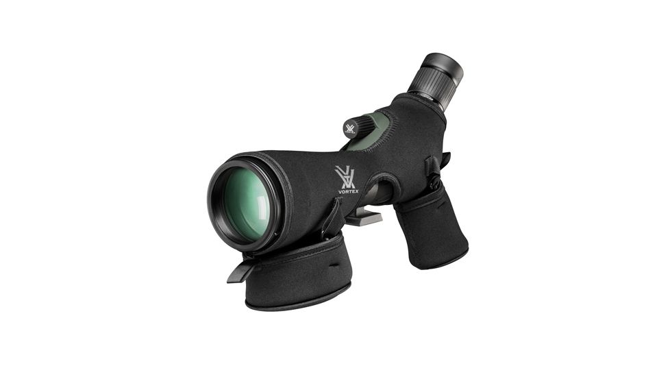 Vortex Diamondback Black Fitted Case for 80mm Scope Case Angled D-80