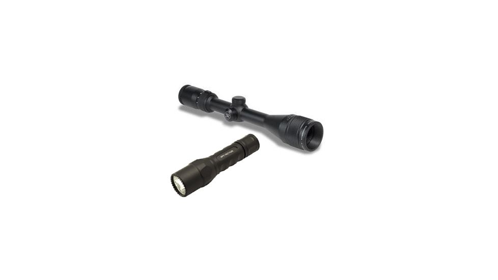 Vortex Diamondback 4-12x40 AO V-Plex Reticle Rifle Scope w/ Surefire 6PX Tactical LED Flashlight 
