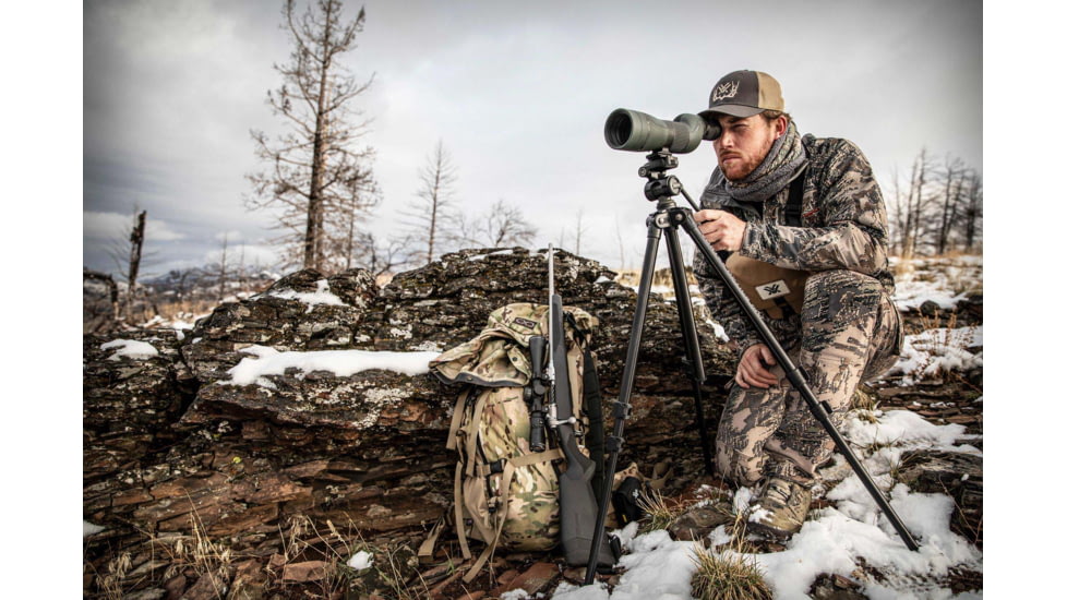 Vortex Diamondback HD Spotting Scope, 16-48x65mm, Straight, Green, 16 x 8.28 x 5.5, DS-65S