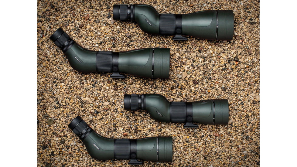 Vortex Diamondback HD Spotting Scope, 16-48x65mm, Straight, Green, 16 x 8.28 x 5.5, DS-65S