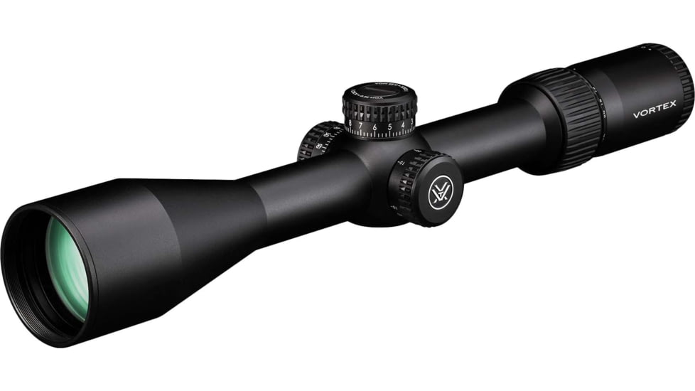 Vortex Diamondback Tactical 6-24x50mm Rifle Scope, 30mm Tube, First Focal Plane, Black, Hard Anodized, Non-Illuminated EBR-2C MOA Reticle, MOA Adjustment, DBK-10028