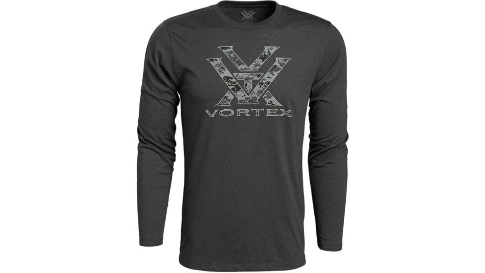 Vortex Digi Cam Core Logo LS T-Shirt - Men's, 3XL, Charcoal Heather, 221-04-CHH3X