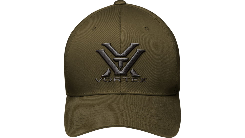 Vortex Flexfit Caps - Mens, Olive Drab, LXL, 120-66-ODBLXL