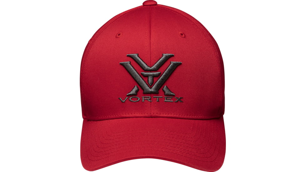 Vortex Flexfit Cap - Men's, Red, Small/Medium, 120-66-REDSM