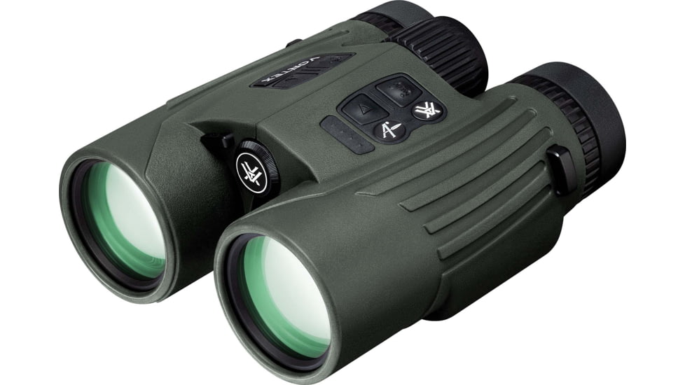 EDEMO Vortex Fury HD 5000 10x42mm Laser Rangefinding Roof Prism Binocular w/AB, Rubber, Green, 8.125x5x5.8, LRF302, EDEMO1
