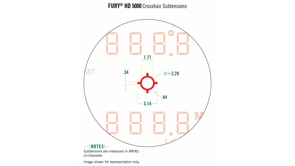 EDEMO Vortex Fury HD 5000 10x42mm Laser Rangefinding Roof Prism Binocular w/AB, Rubber, Green, 8.125x5x5.8, LRF302, EDEMO1