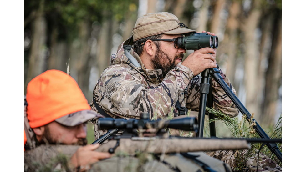 EDEMO Vortex Fury HD 5000 10x42mm Laser Rangefinding Roof Prism Binocular w/AB, Rubber, Green, 8.125x5x5.8, LRF302, EDEMO1