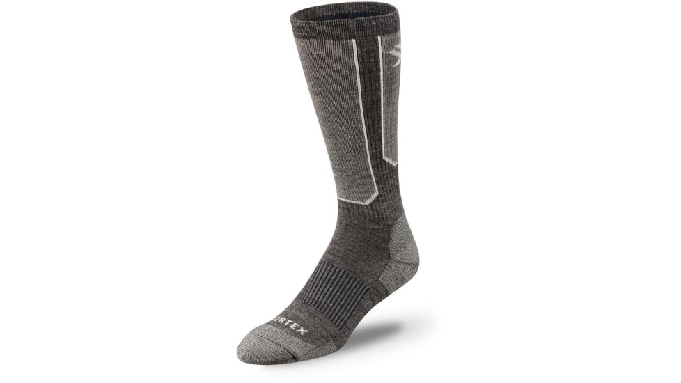 Vortex Game Trail Hunt Socks - Tick Repellent - Men's, Granite/Charcoal, XL, 121-44-GRCXL