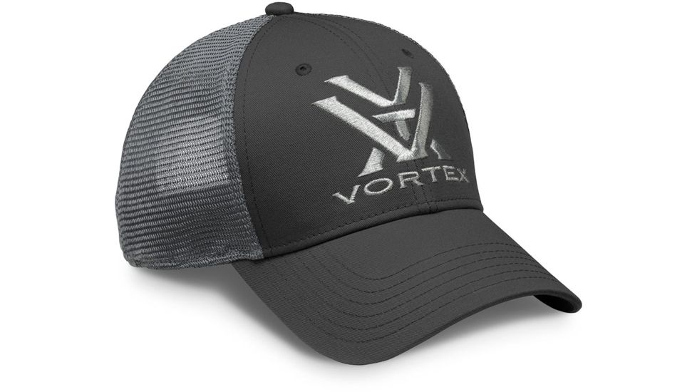 Vortex Logo Cap - Mens, Charcoal, 120-39-CHR
