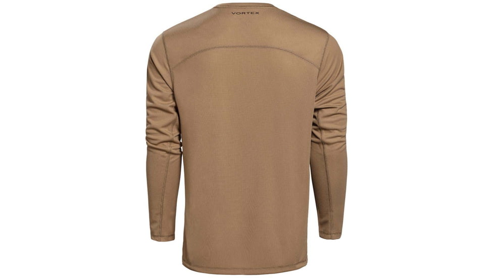 Vortex LS Performance Logo Shirt - 13 Star - Mens, 4XL, Kelp Brown, 123-06-KLP4X