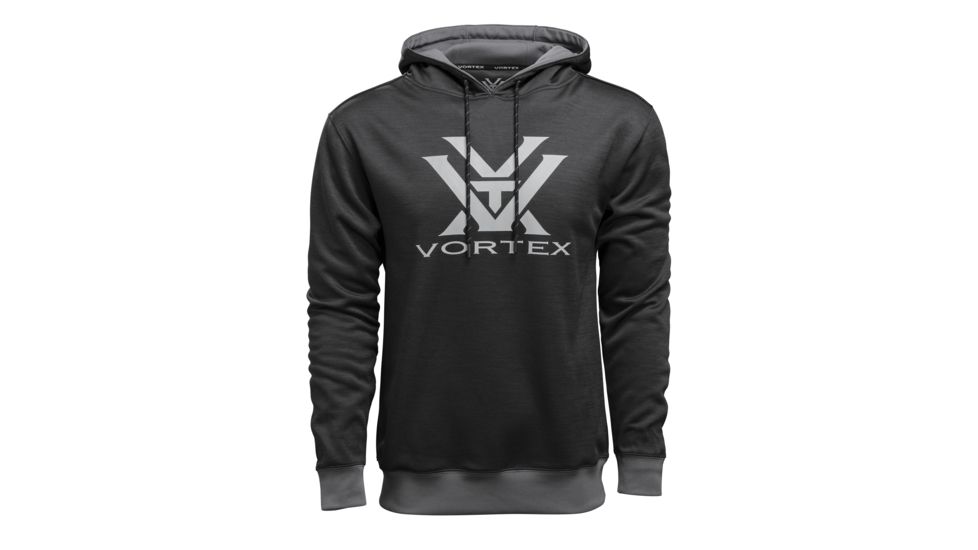 Vortex Mens Performance Hoodie, Black Heather, XL 219040-BLH-XL