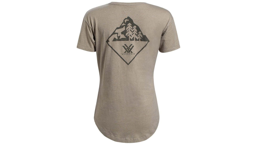 Vortex MTN Diamond SS Tee - Women's, Extra Large, Oatmeal, 123-01-OATXL