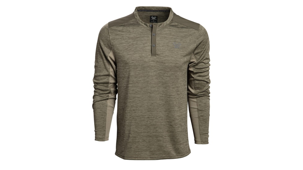 Vortex Northern Heights Henley Long Sleeve - Mens, Forest, 2X, 220-19-FOR2X