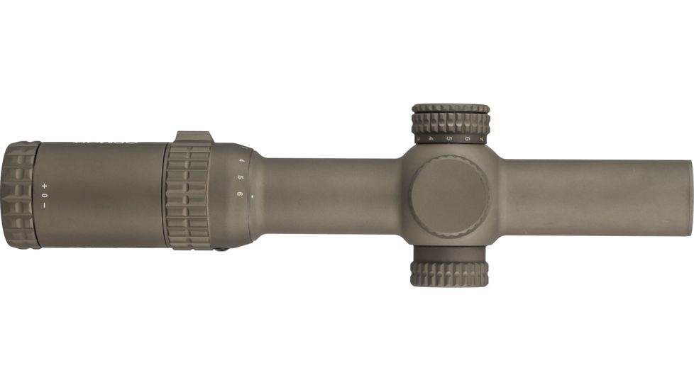 Vortex OPMOD Strike Eagle Limited Edition Rifle Scope, 1-6x24mm, 30 mm Tube, Second Focal Plane, AR-BDC Reticle, Hard Anodized, Tan, SE-1624-OP