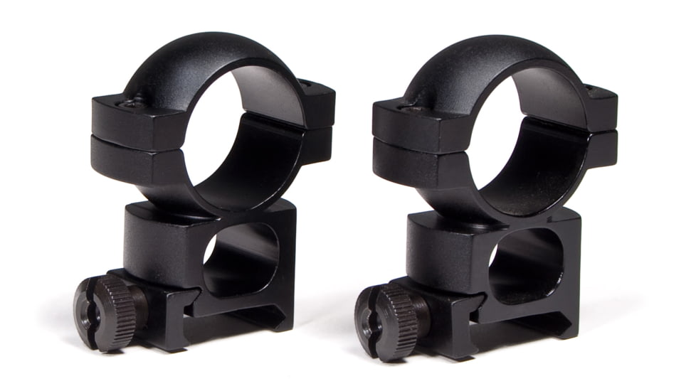 USED Vortex 1-inch Rifle Scope Rings, High, Picatinny/Weaver, Set of 2, Black, RING-H, EDEMO2, Used, Condition Fair