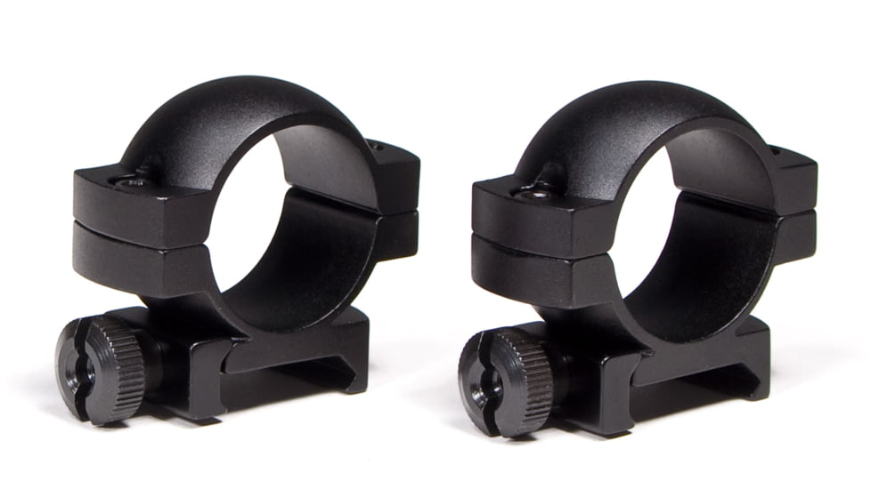 USED Vortex 1-inch Rifle Scope Rings, Low, Picatinny/Weaver Mount, Set of 2, Black, RING-L, EDEMO6, Used, Condition Fair