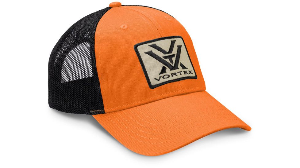 Vortex Patch Logo Cap - Men's, Light Orange, 120-40-ORG