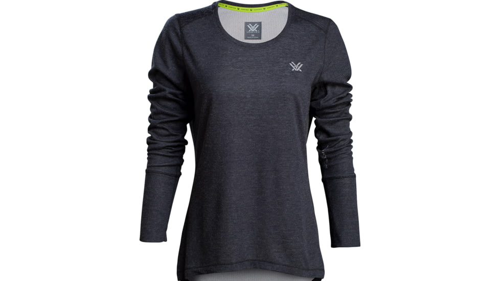 Vortex Point To Point Long Sleeve Shirt - Women's, Medium, Black Heather, 220-27-BLHM