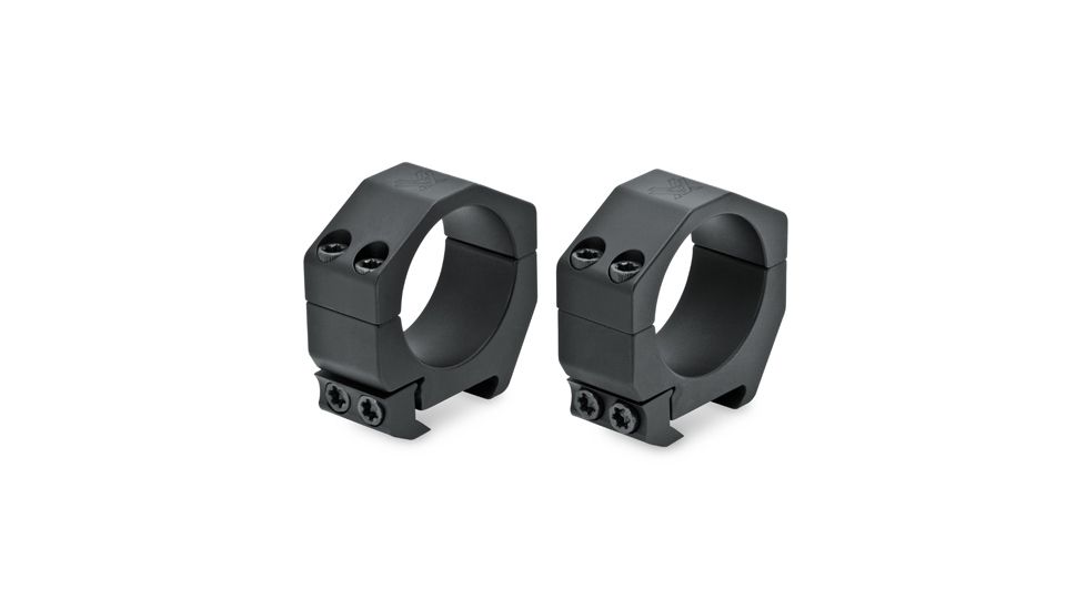 Vortex Precision Matched Rifle Scope Rings, 35 mm Tube, Medium - 1 in, Black, PMR-35-1.00