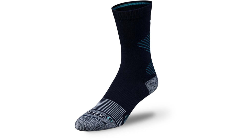 Vortex Pursuit Trail Crew Active Sock - Women's, Navy/Cerulean, L, 122-36-NACL
