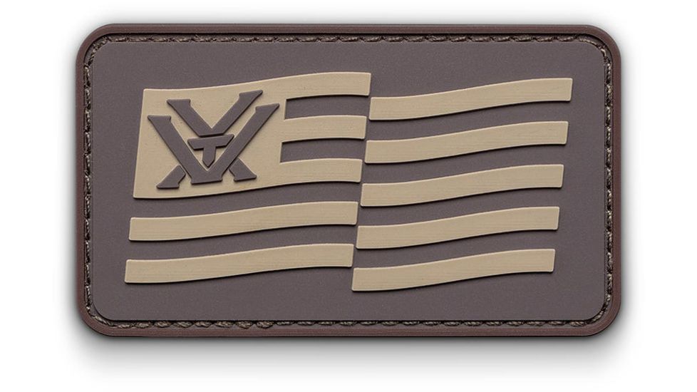 Vortex Pvc Flag Patch, Grey, 120-47-GRY
