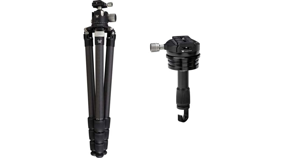 Vortex Radian Carbon Tripod with Ball Head Kit with additional Leveling Head