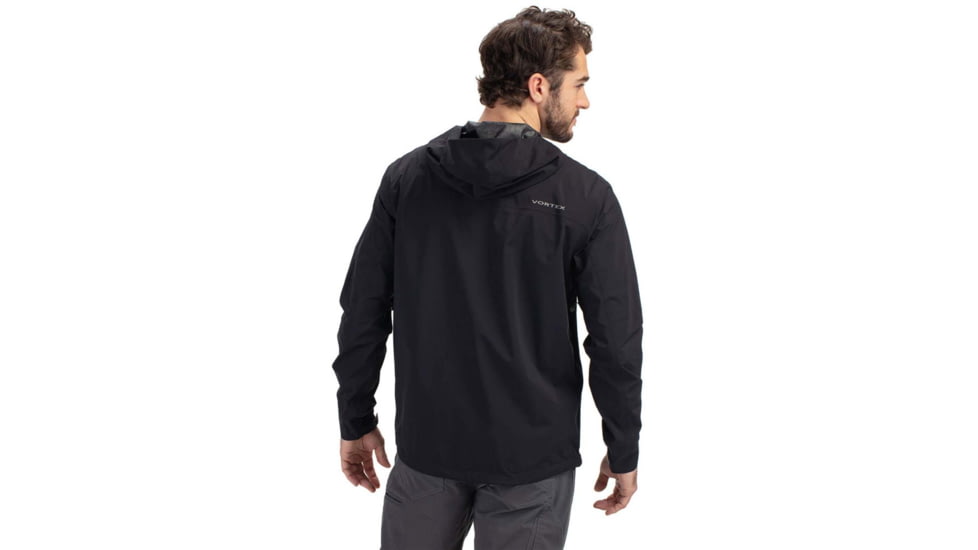 Vortex Rain Jacket - Mens, Large, Black, 123-02-BLKL